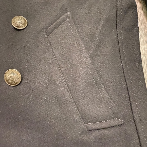 PS Paul Smith Wool-Blend Pea Coat Size M - Picture 5 of 12